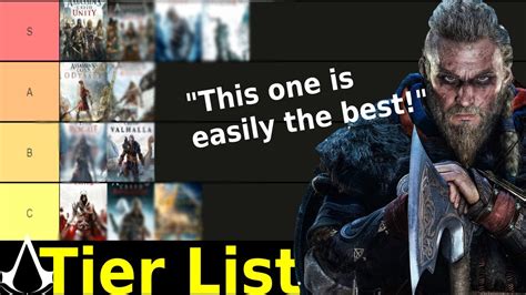 I Ranked Every Assassins Creed Game On A Tier List YouTube