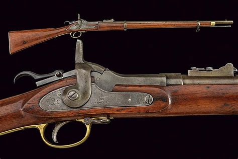 Sold Price A Very Scarce 1860 Model Enfield Rifle Transformed With