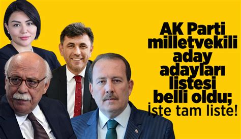 AK Parti Eskişehir de milletvekili aday adaylığı başvuru süreci tamamlandı