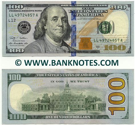 United States Of America 100 Dollars 2009 North American Currency