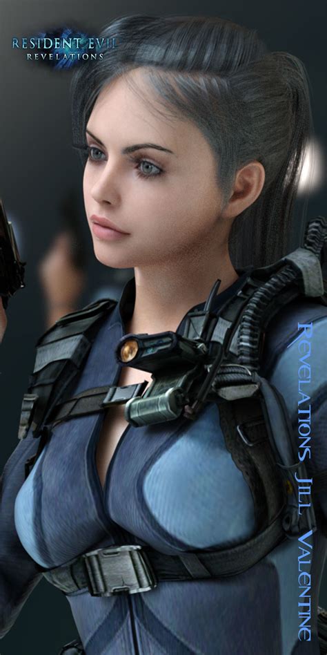 revelations jill valentine for genesis 8 female 3d model animated rigged cgtrader