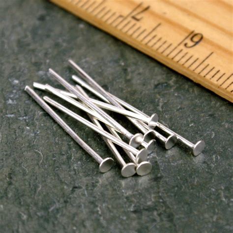 22gauge 20mm Silver Flat Head Pin Metal Headpin Finding Pins