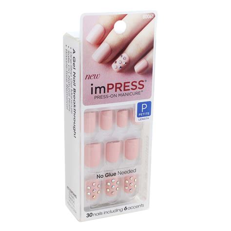 Kiss Impress Press On Manicure Petite Nails New Addiction Shop Nail