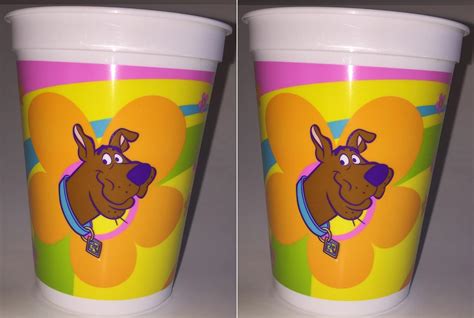 Scooby Doo Party Plastic Cups 2 Cups Kitchen And Dining