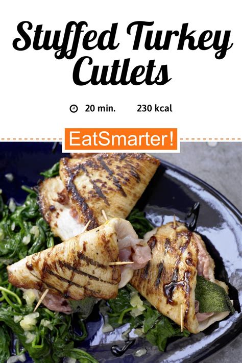 Stuffed Turkey Cutlets Recipe Eat Smarter Usa