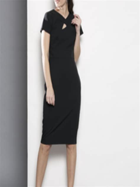 Buy Dorothy Perkins Women Black Solid Sheath Dress Dresses For Women 2284123 Myntra