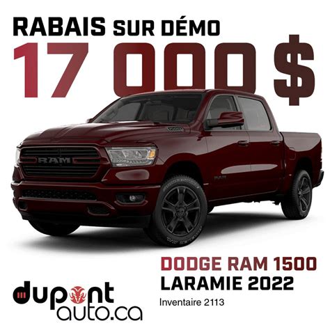 Dupont Automobile Promotions Et Rabais Jeep Ram Dodge Chrysler à