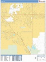 Chino California Wall Map (Basic Style) by MarketMAPS - MapSales