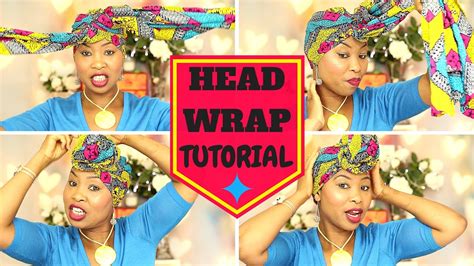 How To Tie A Head Wrap Easy Head Wrap Tutorial African Head Wrap Hijab Royal Head Wraps