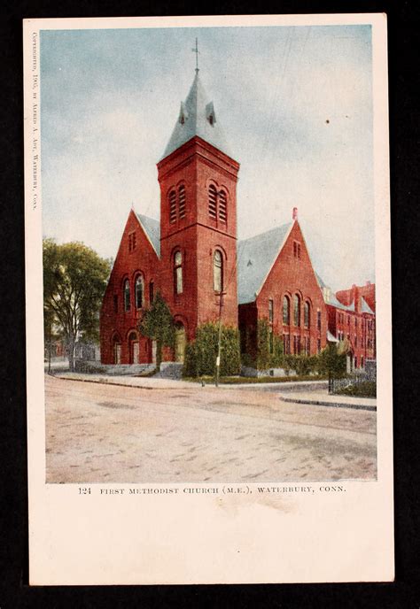 Waterbury First Methodist Church Me Methodist Carte Postale