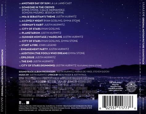 La La Land Original Soundtrack Buy It Online At The Soundtrack To