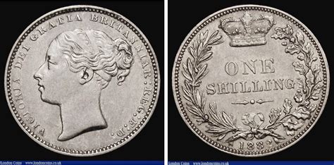 NumisBids London Coins Ltd Auction 175 Lot 1935 Shilling 1882 ESC