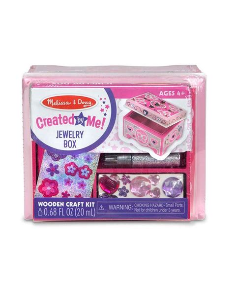 Melissa And Doug Kids Decorate Your Own Jewelry Box Kit Macys