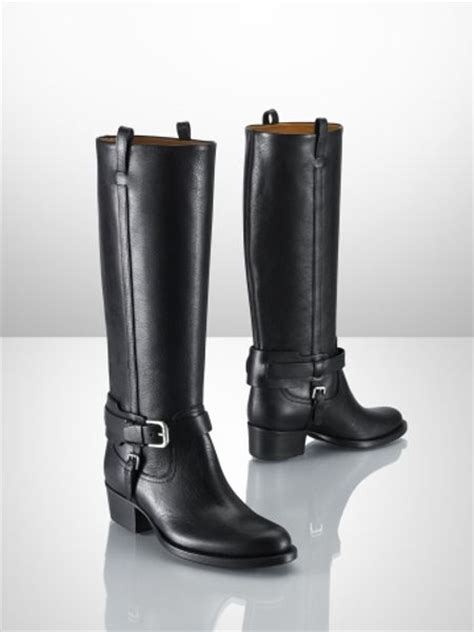 Ralph Lauren Collection Isareen Vachetta Riding Boot In Brown Saddle Lyst