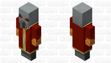 Fire Mage Minecraft Mob Skin