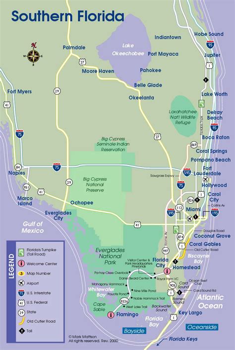 Printable Map Of The Florida Keys