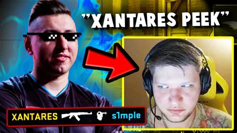 S1mple Reacts To Xantares Peek Moments Csgo Rage And Tilt Youtube