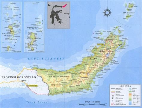 Peta Provinsi Sulawesi Utara Skycrepers Com