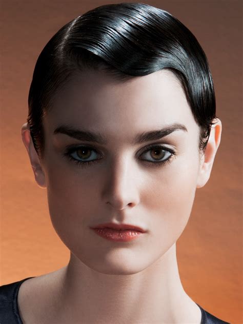 Slick Retro Glam Look For A Short Pageboy Cut Styled