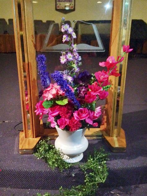Flower Arrangements For Church Sanctuary Idalias Salon