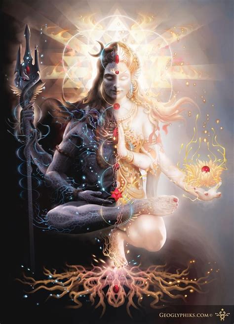 Tantric Marriage Shiva Shakti Shiva Art Shiva