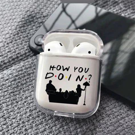 Cute Airpods Case Funny Airpods Clear Case Protective Cover Case Apple