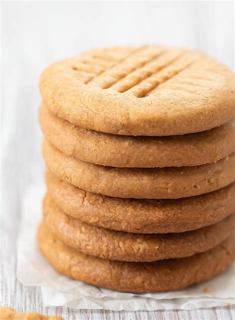 2 Ingredient Healthy Peanut Butter Cookies No Flour Butter Refined Sugar Or Eggs Kirbie S