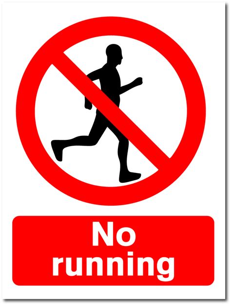 No Running Signsonlineie