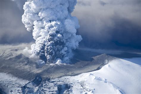 Wallpaper Island Volcano Iceland Eruption Vulkan Eyjafjallaj