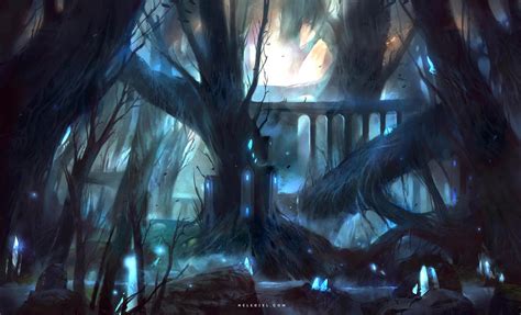 Elven Forest By Nele Diel On Deviantart