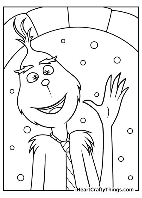 Grinch Coloring Pages Updated 2021