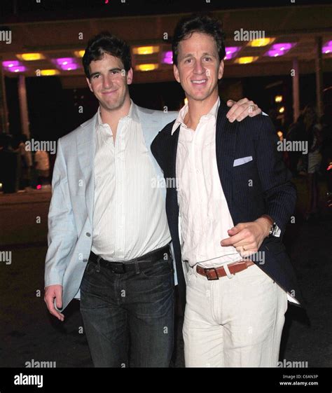 New York Giants Quarterback Eli Manning L Out And About In South