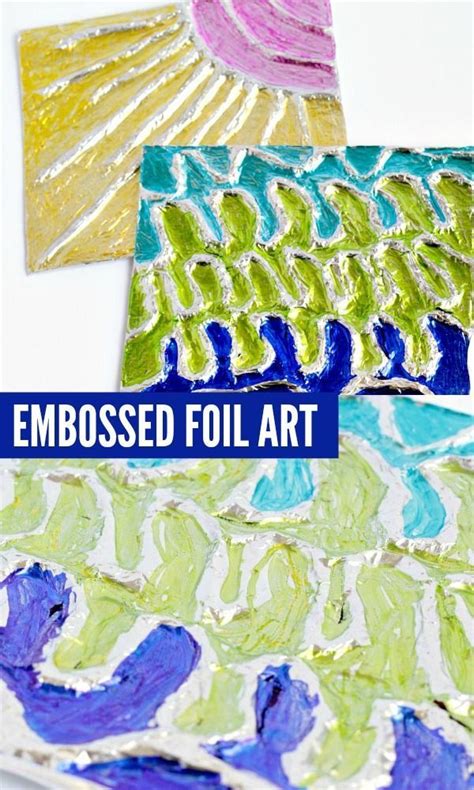 This Fabulous Art Project With Foil And Marker Pens Is Perfect For