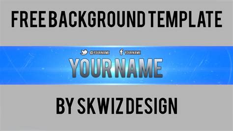 Free Simple Youtube Background Template 2014 By Skwiz Design Youtube