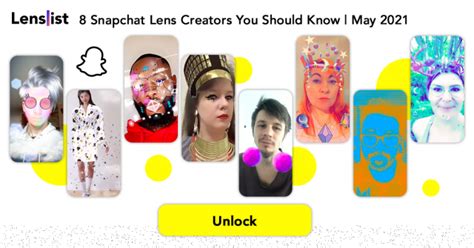 8 snapchat lens creators you should know may 2021 lenslist blog