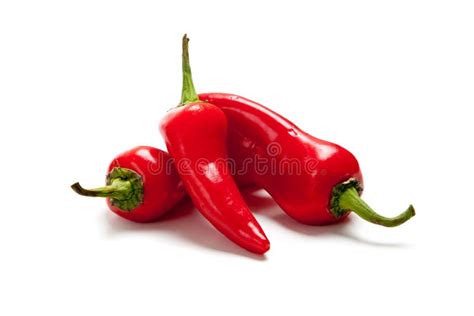 Hot Red Peppers Or Fresno Stock Photo Image Of Chilli 10675656