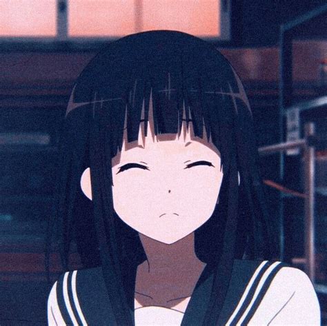 Chitanda Eru Icon Hazlx Gambar Profil Gambar Anime Hyouka