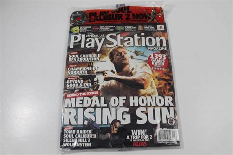 Official Us Playstation Magazine Sept 2003 Issue 72 Medal Of Honor