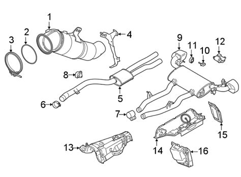 Diagram Exhaust System For Your Bmw