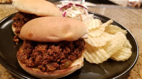 Homemade Sloppy Joes With Grass Fed Beef Food