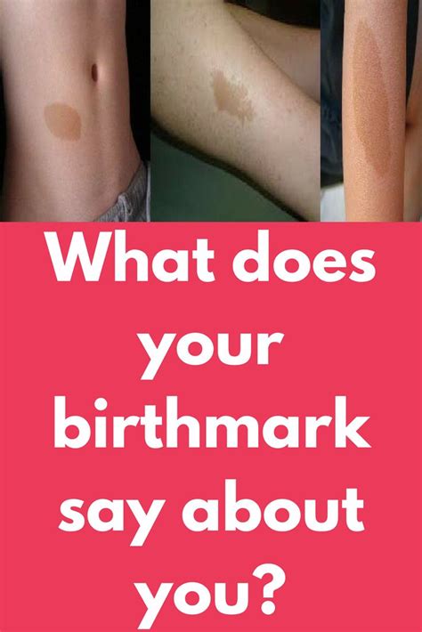 What Does Your Birthmark Say About You Birthmark Mark Meaning Sayings