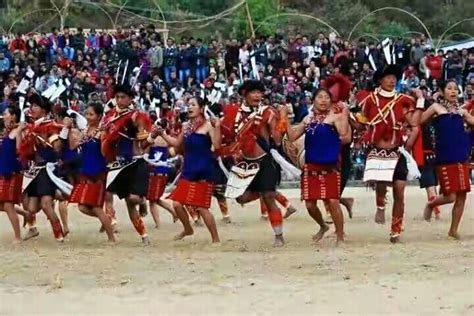 Ao Tribe Folk Dance Nagaland Festival Indian Festivals