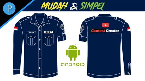 Cara Paling Mudah Desain Baju Pdh Pdl Di Hp Android YouTube