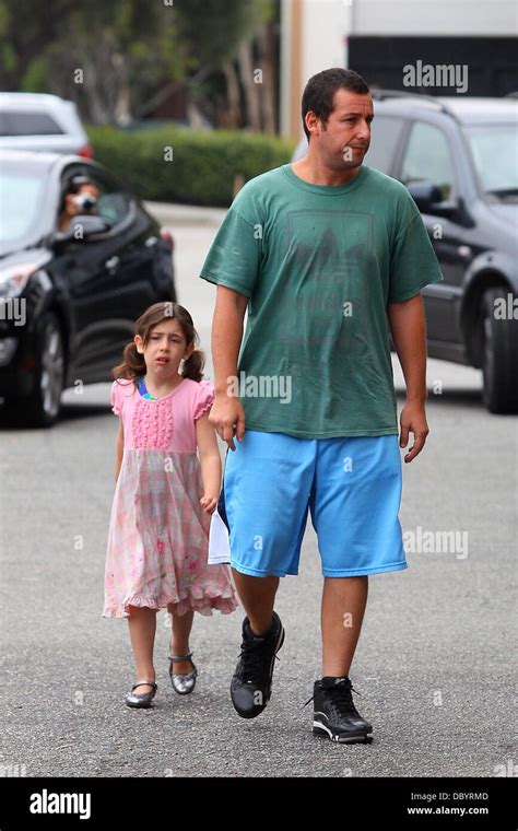 Adam Sandler And His Daughter Out And About In Beverly Hills Beverly