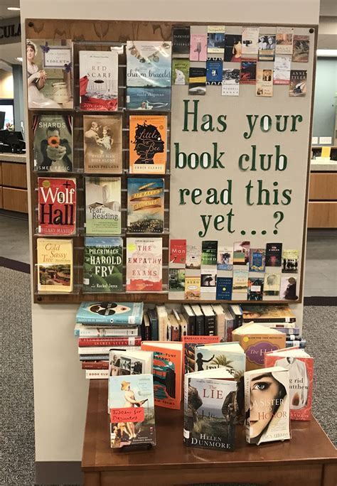Has Your Book Club Read This Yet Library Displays Library Display