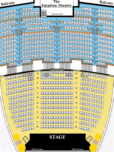 Dolby Theater Las Vegas Seating Chart