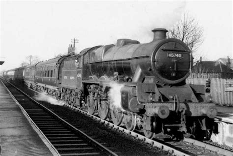 45740 Munster At Bramhall 24 December 1949 Steam Trains Photography