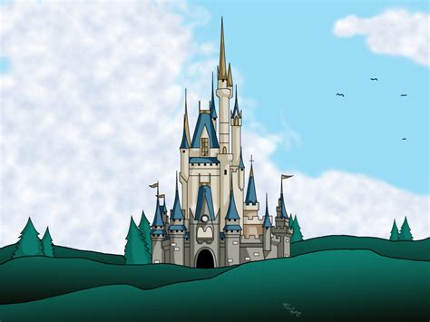 Disney Castle Background Wallpapersafari