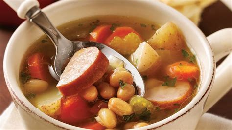 Slow Cooker Smoked Sausage And Bean Soup Recipe