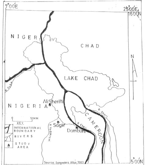 Map Of Lake Chad Basin Showing Resettlement Area Download Scientific